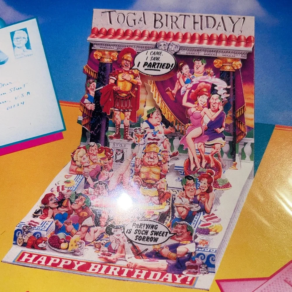 🏛️New PopShots Roman Birthday Card